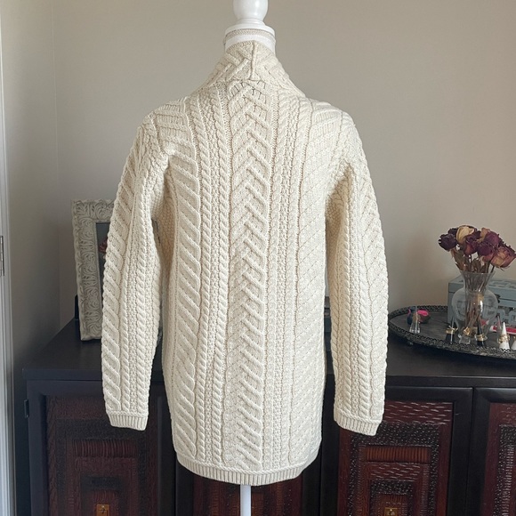 Aran Super Soft Open Aran Cardigan size Medium - Picture 3 of 9